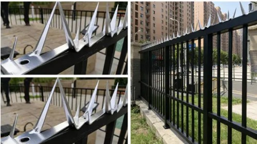 galvanized steel spiked anti climb fence manufacturer
