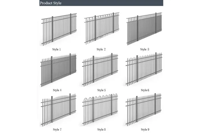 Design Your Unique Galvanized Steel Fence with Vton