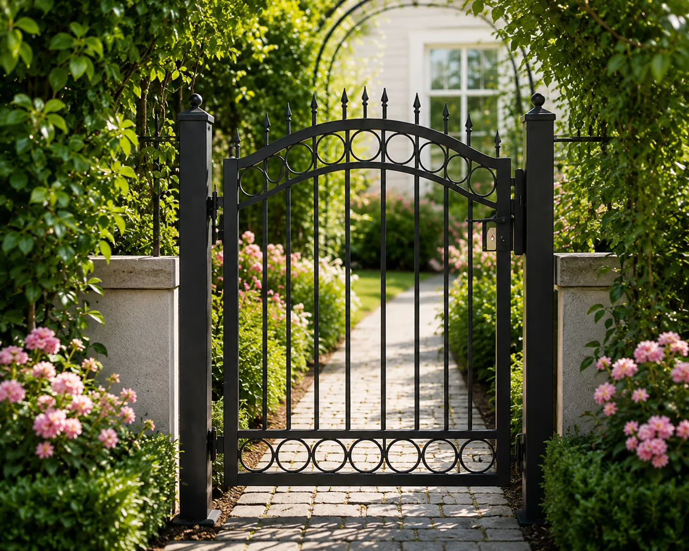 Galvanised Steel Garden Gate
